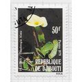 DJIBOUTI 1979 BLACK EYED SUSAN FLOWER FLORA 50F...