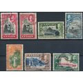 KGV: 7 Values - Ceylon 1935 - F H - SG 368/71, ...