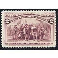 231 Var, "Broken Hat" Mint VF NH 2¢ - Fresh! - ...