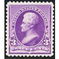 221, Mint VF LH 3¢ - Fresh & Well Centered - St...