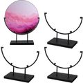 Blulu 4 Pcs 10 Inch round Metal Display Stands ...