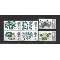 GB.British Wild Flowers set of 6.Phosphor Issue...