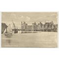 CARNARFON Castle 1890 ships early 20th C. RPPC ...