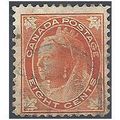 Canada 1897 SG148 8c Orange Fine Used.