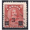 Canada 1932 SG314 2c on 3c Scarlet Fine Used .