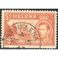 St. Helena 1938 - SG134 - 2d orange - Badge of ...