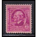 861 3c Ralph Emerson Fine Plus MNH KA2332
