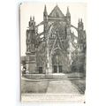1933 postcard Doorway to Trinity Church, Vendome