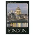 ST PAULS AT NIGHT, LONDON unused postcard vgc =