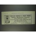 1910 Chicago Bridge & Iron Works Ad