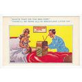 Honeymoon Hotel Wrestling on the Bed Comic Funn...