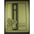 1962 Air-India Airline Ad - Air-India 30 years flying experience