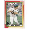 1990 Topps Mark McGwire baseball card 690 - NM ...