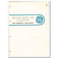 General Electric Company 1946 vintage plastic c...