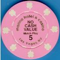 Marina. $5 NCV Casino Chip. Las Vegas, NV. K99.