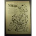1957 Red Cross Ad - All over the world.. the cry of a child sounds the same