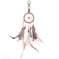 Dreamcatcher Keyring Bag Charm Dream Catcher Fe...
