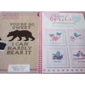 Valentines Cards Cross Stitch Cards & Bear and ...