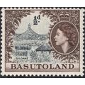 Basutoland QEII 1954 ½d Grey Black & Sepia Qilo...