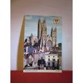 HOUSES AND CATHEDRAL, CANTERBUR, KENT unused po...