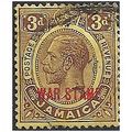 Jamaica 1919 SG77 3d Purple/Yellow WAR STAMP Ve...