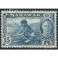 Sarawak 1950 SG179 15c Blue Very FIne Used .. ..
