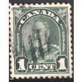 Canada 1930 - SG289 - 1c green - KGV - used