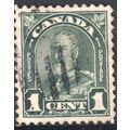 Canada 1930 - SG289 - 1c green - KGV - used