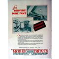 MORSE CHAIN COMPANY 1928 coal mining mine fans ...