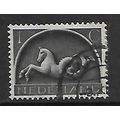 NETHERLANDS 1943 OLD GERMANIC SYMBOLS 1c BLACK ...