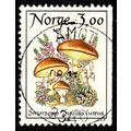 Norway 1989 Mushrooms 3,00Kr Used Stamp #2