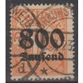 Mi: D95y used 1923 Cat € 400.00