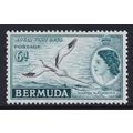 Bermuda QEII 1953-62 6d Black Deep Turquoise Bi...
