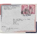 Liberia Africa Air Mail Combo 1945 Monrovia to ...