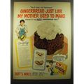 1950 Duff's Ginger Bread Mix Ad - You'll bake o...