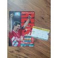 1995 FA Cup Quarter Final – Programme & Ticket:...