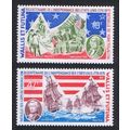 Wallis and Futuna American Revolution 2v 1976 M...