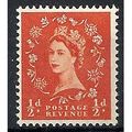 1960 SG610 1/2d Orange-Red Wilding Wmk Crowns P...