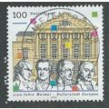 GER 1999 100pf 'WEIMAR, EUROPEAN CITY OF CULTUR...