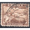 Malta 1901 - 1farthing brown - Valetta Harbour ...