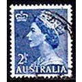 Australia 1954 QE II 2 1/2d Used Stamp