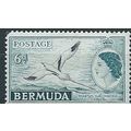 Bermuda 1953 SG143 6d Black & Deep Turquoise Mo...