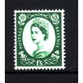 GREAT BRITAIN 1960 PHOS SG 618 1s 3d GREEN M / ...