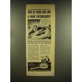 1937 Pennzoil Oil Ad - Why is your car like a m...