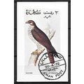 Oman bloc - Oiseau buzzard OBLITERE ( USED )