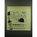 1949 Martin's V.V.O. Scotch Ad - art by Otto So...