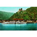 St Goarshausen Am Rhein, Mit Burg Katz, Germany...
