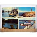 Weymouth, 4 Scenes, Dorset, England, Postcard