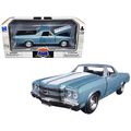 1970 Chevrolet El Camino SS Blue 1/25 Diecast M...