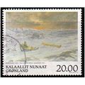 1999 Greenland Sc# 350 used - Art / Painting 20...